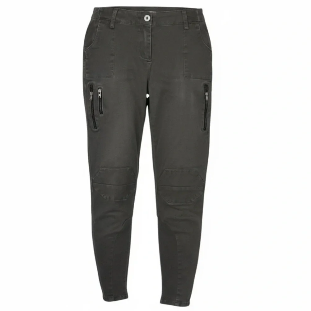 Bellarana Women’s Cargo Utility Jeans Size 28 Dark Green